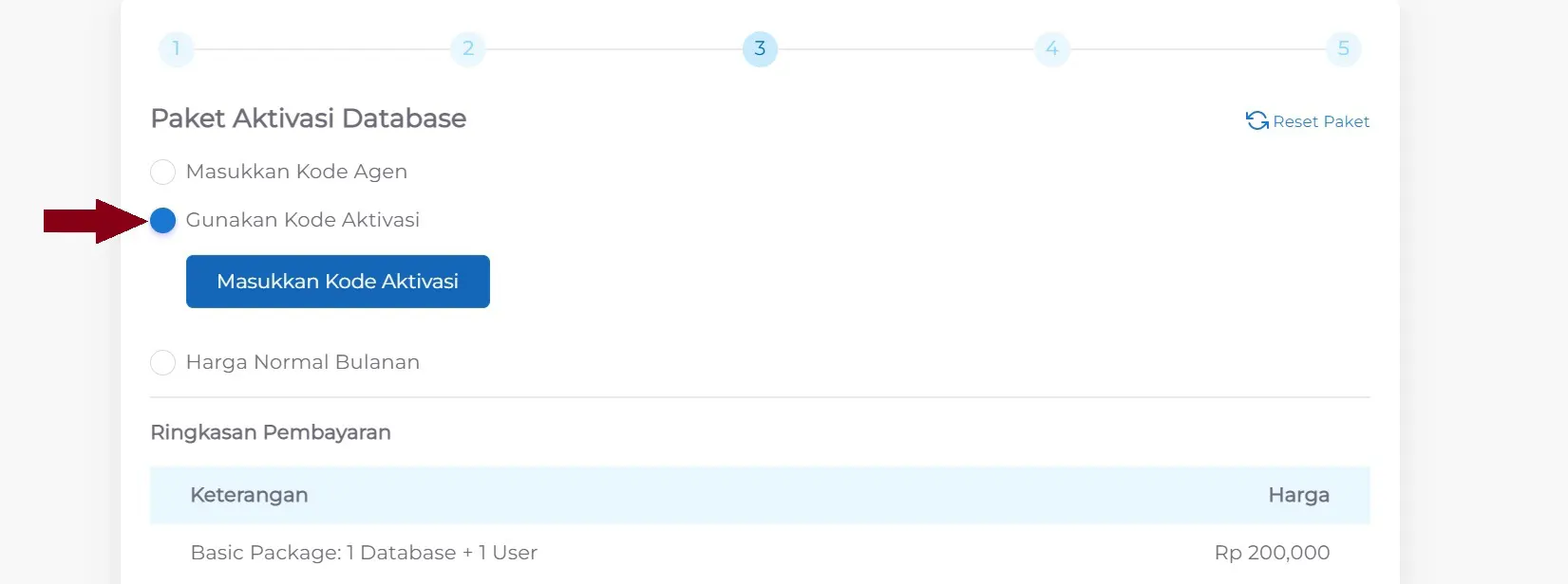 aktivasi Accurate Online dengan kode aktivasi